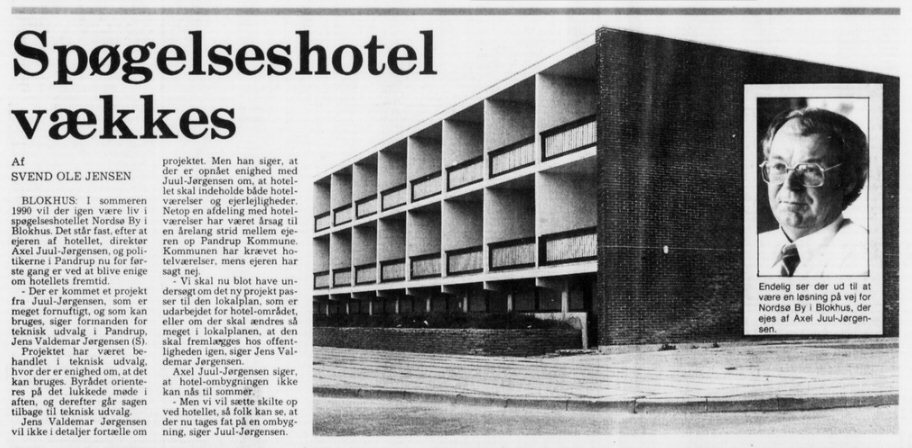 Spøgelseshotellet ... da der endnu var håb. Aalborg Stiftstidende 7. februar 1989